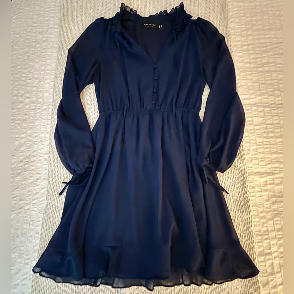 Blue Flowy Dress